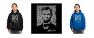 LA Pop Art Boy's Word Art Hoodies - Abraham Lincoln - Gettysburg Address